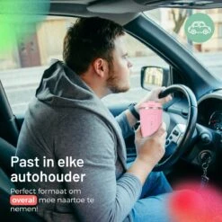 Triple J® Koffiebeker To Go - Thermosbeker - BPA & Lekvrij - 380ml - Roze -Beste Bestek Winkel 1200x1200 1143