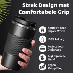 Mmoods Thermosbeker Voor Koffie En Thee 380ml - Koffiebeker To Go - Reisbeker Voor Auto - Herbruikbare Drinkfes Voor Warme En Koude Dranken - Ecologische Thermoskan Zwart Geschenk 13 Mmoods Thermosbeker Voor Koffie En Thee 380ml - Koffiebeker To Go - Reisbeker Voor Auto - Herbruikbare Drinkfes Voor Warme En Koude Dranken - Ecologische Thermoskan Zwart Geschenk -Beste Bestek Winkel 1200x1200 1150