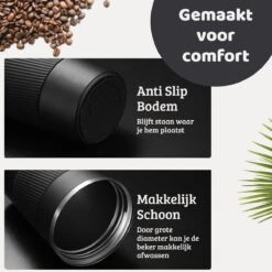 Mmoods Thermosbeker Voor Koffie En Thee 380ml - Koffiebeker To Go - Reisbeker Voor Auto - Herbruikbare Drinkfes Voor Warme En Koude Dranken - Ecologische Thermoskan Zwart Geschenk 15 Mmoods Thermosbeker Voor Koffie En Thee 380ml - Koffiebeker To Go - Reisbeker Voor Auto - Herbruikbare Drinkfes Voor Warme En Koude Dranken - Ecologische Thermoskan Zwart Geschenk -Beste Bestek Winkel 1200x1200 1152