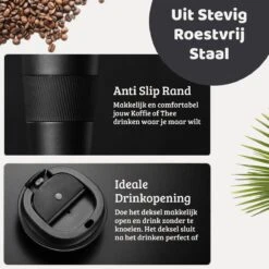 Mmoods Thermosbeker Voor Koffie En Thee 380ml - Koffiebeker To Go - Reisbeker Voor Auto - Herbruikbare Drinkfes Voor Warme En Koude Dranken - Ecologische Thermoskan Zwart Geschenk 16 Mmoods Thermosbeker Voor Koffie En Thee 380ml - Koffiebeker To Go - Reisbeker Voor Auto - Herbruikbare Drinkfes Voor Warme En Koude Dranken - Ecologische Thermoskan Zwart Geschenk -Beste Bestek Winkel 1200x1200 1153