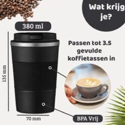 Mmoods Thermosbeker Voor Koffie En Thee 380ml - Koffiebeker To Go - Reisbeker Voor Auto - Herbruikbare Drinkfes Voor Warme En Koude Dranken - Ecologische Thermoskan Zwart Geschenk 21 Mmoods Thermosbeker Voor Koffie En Thee 380ml - Koffiebeker To Go - Reisbeker Voor Auto - Herbruikbare Drinkfes Voor Warme En Koude Dranken - Ecologische Thermoskan Zwart Geschenk -Beste Bestek Winkel 1200x1200 1155