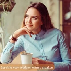 Drinkbeker Wit - Koffiebeker - Kartonnen Beker - 265ml - 100 Stuks - Wegwerpbeker - Papieren Beker - To-Go -Beste Bestek Winkel 1200x1200 1188