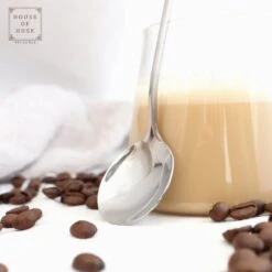 House Of Husk Latte Macchiato Lepels Set - Lange Theelepels - Koffielepels - Longdrinklepels - Sorbetlepels - Barlepel - RVS - 6 Stuks - 19CM - Zilver -Beste Bestek Winkel 1200x1200 12