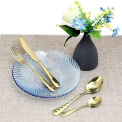 Bestekset 24-delig Goudkleurig - Bestek Voor 6 Personen - Tafelbestek Inclusief Bestekcassette -Beste Bestek Winkel 1200x1200 127