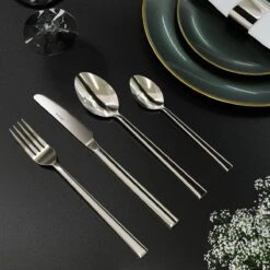 Nevana Bestekset - 24 Delig - 18/10 Edelstaal - Bestek - Lepels, Messen, Vorken -Beste Bestek Winkel 1200x1200 147