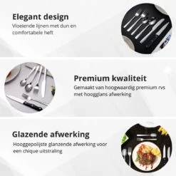 Veluw Bestekset 4 Persoons - Barcelona Bestekset 24 Delig - RVS 18/0 -Beste Bestek Winkel 1200x1200 234