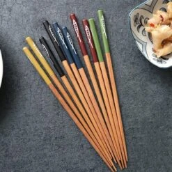 Chopsticks - Hout - 5 Paar - 22,5 Cm - Japanse Stijl - Sushi Giftset -Beste Bestek Winkel 1200x1200 297