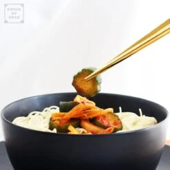 House Of Husk Chopsticks Set - Koreaanse Eetstokjes - Vaatwasserbestendig - RVS - 5 Paar - Duo Tone - Zwart Goud -Beste Bestek Winkel 1200x1200 310