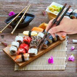Merkloos 5 Stuks Handige Eetstokjes Houder - Sushi Servies - Herbruikbare Stokjes - Duurzaam - Chopstick Trainers Hulpstuk - Zwart Chopsticks Helper Kinderen 9 Merkloos 5 Stuks Handige Eetstokjes Houder - Sushi Servies - Herbruikbare Stokjes - Duurzaam - Chopstick Trainers Hulpstuk - Zwart Chopsticks Helper Kinderen -Beste Bestek Winkel 1200x1200 313