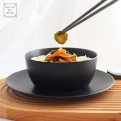 House Of Husk Chopsticks Set - Koreaanse Eetstokjes - Vaatwasserbestendig - RVS - 5 Paar - Zwart -Beste Bestek Winkel 1200x1200 330