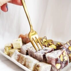 House Of Husk® Gouden Gebaksvorkjes - Dessertvorken - Taartvorkjes - Cocktailvorken - Klein Vorkjes - 12 Stuks - RVS - 14cm -Beste Bestek Winkel 1200x1200 335