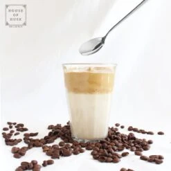 House Of Husk Latte Macchiato Lepels Set - Lange Theelepels - Koffielepels - Longdrinklepels - Sorbetlepels - Barlepel - RVS - 6 Stuks - 20CM - Zilver -Beste Bestek Winkel 1200x1200 34