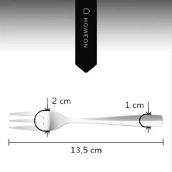 Gebaksvorkjes - Set Van 12 Taartvorkjes - Rvs - 13,5 Cm -Beste Bestek Winkel 1200x1200 345