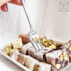 House Of Husk® Zilveren Gebaksvorkjes - Dessertvorken - Taartvorkjes - Cocktailvorken - Klein Vorkjes - 12 Stuks - RVS - 14cm -Beste Bestek Winkel 1200x1200 350