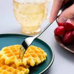 House Of Husk® Gebaksvorkjes - Dessertvorken - Taartvorkjes - Cocktailvorken - Klein Vorkjes - 12 Stuks - RVS - Zilver -Beste Bestek Winkel 1200x1200 357