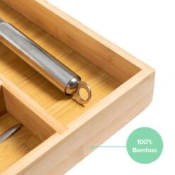 Grote Bestekbak Bamboe 81x47CM - Coninx Besteklade - Opbergbak - Duurzaam - Bamboe - Voor Laden Vanaf 47cm Diep -Beste Bestek Winkel 1200x1200 368