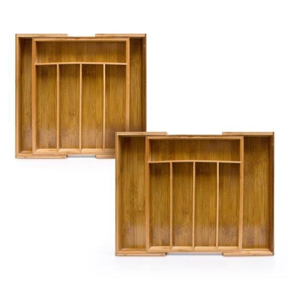 HI Bestekbak Uitschuifbaar Bamboe 5 HI Bestekbak Uitschuifbaar Bamboe - Afbeelding 3