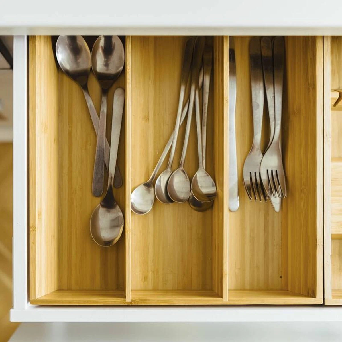 HI Bestekbak Uitschuifbaar Bamboe 7 HI Bestekbak Uitschuifbaar Bamboe - Afbeelding 5