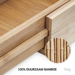 Gadgy Uitschuifbare Bestekbak - Uitschuifbare Bestekcassette Hout - Besteklade - Ladeverdeler - 6/8 Vakken - Bamboe -Beste Bestek Winkel 1200x1200 392