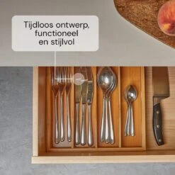 SCHOBERG Houten Bestekbak 34 Cm X 25 Cm X 5 Cm | Bamboe Enkele Keuken Bestekbak | Universele Bestekbak 12 SCHOBERG Houten Bestekbak 34 Cm X 25 Cm X 5 Cm | Bamboe Enkele Keuken Bestekbak | Universele Bestekbak -Beste Bestek Winkel 1200x1200 398