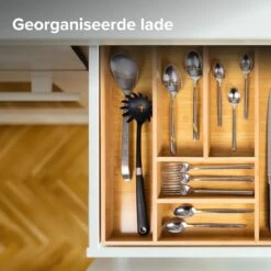 Coninx Bestekbak Bamboe 36CM Breed - Besteklade - Opbergbak - Duurzaam - Voor Laden Vanaf 47cm Diep -Beste Bestek Winkel 1200x1200 417