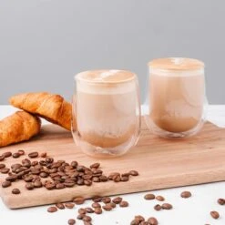 Luxe Dubbelwandige Koffieglazen - Cappuccino Glazen - Dubbelwandige Theeglazen - 350 ML - 4 Stuks -Beste Bestek Winkel 1200x1200 438