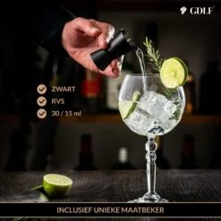 GDLF® Gin Tonic Glazen Set In Een Luxe Geschenkdoos - Incl. Zwarte RVS Maatbeker 30/15ML - Hoogwaardig Loodvrij Kristal - Made In Europe - Cocktail Glazen - 600ML - Cocktail Set - Gin Tonic Geschenkset - Cadeau Voor Man/Vrouw 14 GDLF® Gin Tonic Glazen Set In Een Luxe Geschenkdoos - Incl. Zwarte RVS Maatbeker 30/15ML - Hoogwaardig Loodvrij Kristal - Made In Europe - Cocktail Glazen - 600ML - Cocktail Set - Gin Tonic Geschenkset - Cadeau Voor Man/Vrouw -Beste Bestek Winkel 1200x1200 455