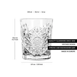 Libbey Drinkglas Hobstar - 355 Ml / 35,5 Cl - 6 Stuks - Vintage Design - Vaatwasserbestendig - Hoge Kwaliteit -Beste Bestek Winkel 1200x1200 468