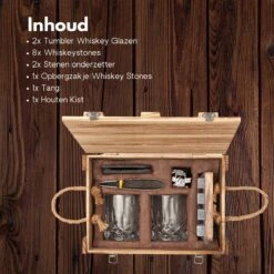 Whiskey Set - Incl. 2 Whiskey Glazen, 8 Whiskey Stones, 2 Onderzetters, Fluwelen Opbergzak, Opbergbox - Whisky Geschenkdoos - Glas - Herbruikbare IJsblokjes - Whiskey Stenen Voor Glazen - Peaky Blinders - Cadeau Voor Man & Vrouw 15 Whiskey Set - Incl. 2 Whiskey Glazen, 8 Whiskey Stones, 2 Onderzetters, Fluwelen Opbergzak, Opbergbox - Whisky Geschenkdoos - Glas - Herbruikbare IJsblokjes - Whiskey Stenen Voor Glazen - Peaky Blinders - Cadeau Voor Man & Vrouw -Beste Bestek Winkel 1200x1200 534