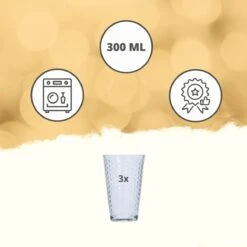 Orange85 Drinkglazen - Set Van 3 - Lichtgrijs - 30 Cl - Limonadeglazen - Vaatwasbestendig - Glaswerk -Beste Bestek Winkel 1200x1200 607