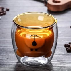 Set Van 2 Beer Design Dubbelwandige Glazen - Dubbelwandige Koffieglazen - Latte Macchiato Koffiemok/Koffiebeker - Double Glass Waterglazen - Theeglazen - Espresso Kopjes - Koffiekop & Koffiemok - Drinkglazen 250ML -Beste Bestek Winkel 1200x1200 631