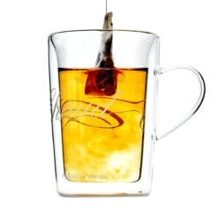 Riviera Maison Dubbelwandig Theeglas, Koffieglas Met Tekst - C'est Chaud Mug - Transparant - Glas 270 Ml - 1 Stuk -Beste Bestek Winkel 1200x1200 640