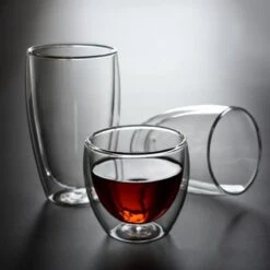 Merkloos Dubbelwandige Theeglazen - Dubbelwandige Koffieglazen - 6 Stuks - 350 Ml - Able & Borret -Beste Bestek Winkel 1200x1200 651