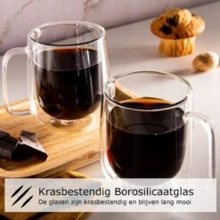 Dubbelwandige Koffieglazen Met Oor - Cappuccino Glazen - Dubbelwandige Theeglazen - 300 ML - 4 Stuks 19 Dubbelwandige Koffieglazen Met Oor - Cappuccino Glazen - Dubbelwandige Theeglazen - 300 ML - 4 Stuks -Beste Bestek Winkel 1200x1200 688