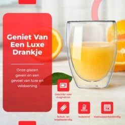 Procidi® Dubbelwandige Koffieglazen / Theeglazen - 6 Stuks - 350 Ml - Latte Macchiato / Cappucino Glazen Dubbelwandig - Koffietassen - 6x Thee Glas / Koffie Kop - Theeglas Set -Beste Bestek Winkel 1200x1200 691