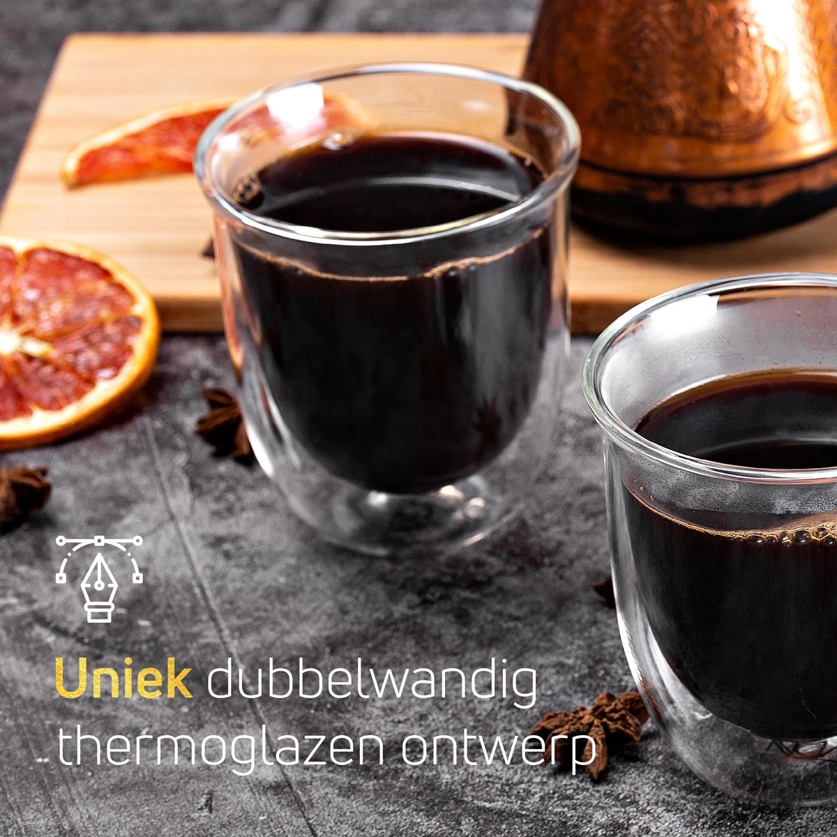 Dubbelwandige Theeglazen Koffieglazen - Cappuccino Glazen - Warme En Koude Dranken Mokken Dubbelwandig - 250 ML - Set Van 2 - VDN 6 Dubbelwandige Theeglazen Koffieglazen - Cappuccino Glazen - Warme En Koude Dranken Mokken Dubbelwandig - 250 ML - Set Van 2 - VDN - Afbeelding 4