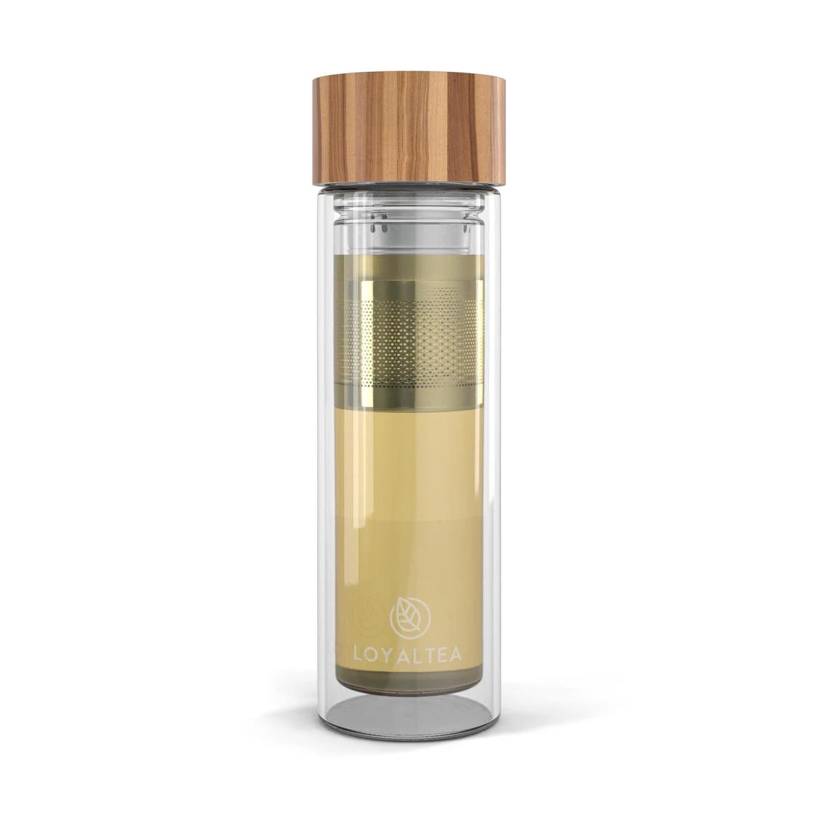 LoyalTea - Theeglas Met Filter - 350 Ml - Bamboo - Theeglazen 7 LoyalTea - Theeglas Met Filter - 350 Ml - Bamboo - Theeglazen - Afbeelding 5