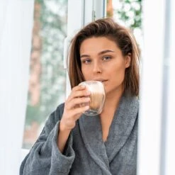 Dubbelwandige Koffieglazen - Cappuccino Glazen - Dubbelwandige Theeglazen - 300ML - 4x - Gratis Lepels -Beste Bestek Winkel 1200x1200 715