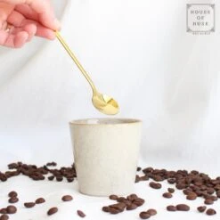 House Of Husk® Theelepels Set - Theelepeltjes - Koffielepels - Koffielepeltjes - RVS - 15cm - 6 Stuks - Goud -Beste Bestek Winkel 1200x1200 75