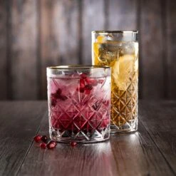 Paşabahçe Timeless Retro - Longdrink - Gouden Rand - 30 Cl - 4 Stuks -Beste Bestek Winkel 1200x1200 770