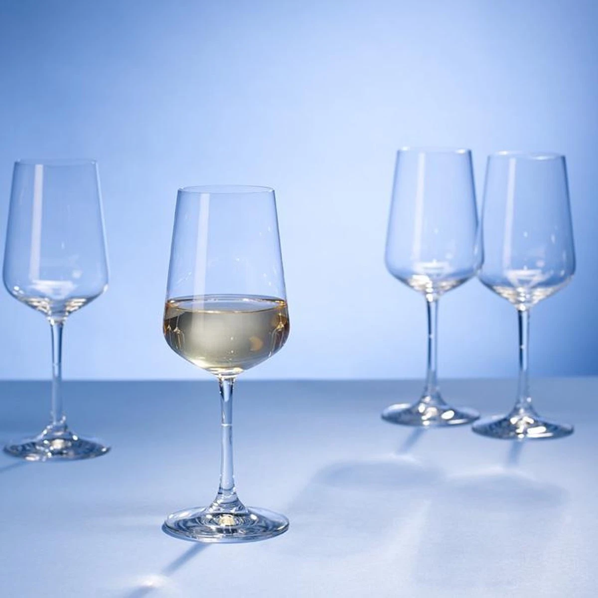 Villeroy & Boch Ovid Witte Wijnglas - 4 Stuks - Glas 4 Villeroy & Boch Ovid Witte Wijnglas - 4 Stuks - Glas - Afbeelding 2