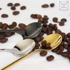 House Of Husk® Theelepels Set - Theelepeltjes - Koffielepels - Koffielepeltjes - RVS - 13cm - 12 Stuks - Zwart -Beste Bestek Winkel 1200x1200 83