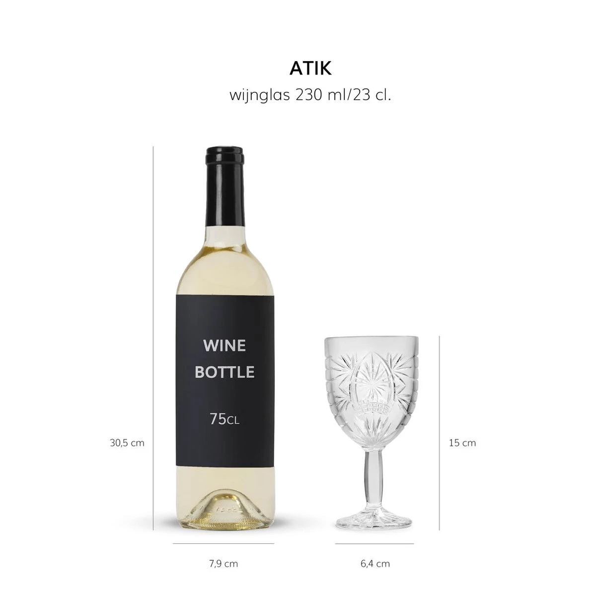 Libbey Wijnglas Atik - 230 Ml / 23 Cl - 6 Stuks - Ster Motief - Vaatwasserbestendig - Hoge Kwaliteit 8 Libbey Wijnglas Atik - 230 Ml / 23 Cl - 6 Stuks - Ster Motief - Vaatwasserbestendig - Hoge Kwaliteit - Afbeelding 6