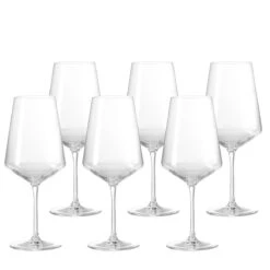 Leonardo Puccini Witte Wijnglazen - 560 Ml - Hoogte 24 Cm - 6 Stuks