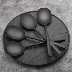 House Of Husk® Opscheplepel Set - Zwart - Serveerlepel - Groetelepel - Aardappellepel - 21cm - RVS - 4 Stuks 9 House Of Husk® Opscheplepel Set - Zwart - Serveerlepel - Groetelepel - Aardappellepel - 21cm - RVS - 4 Stuks -Beste Bestek Winkel 1200x1200 93