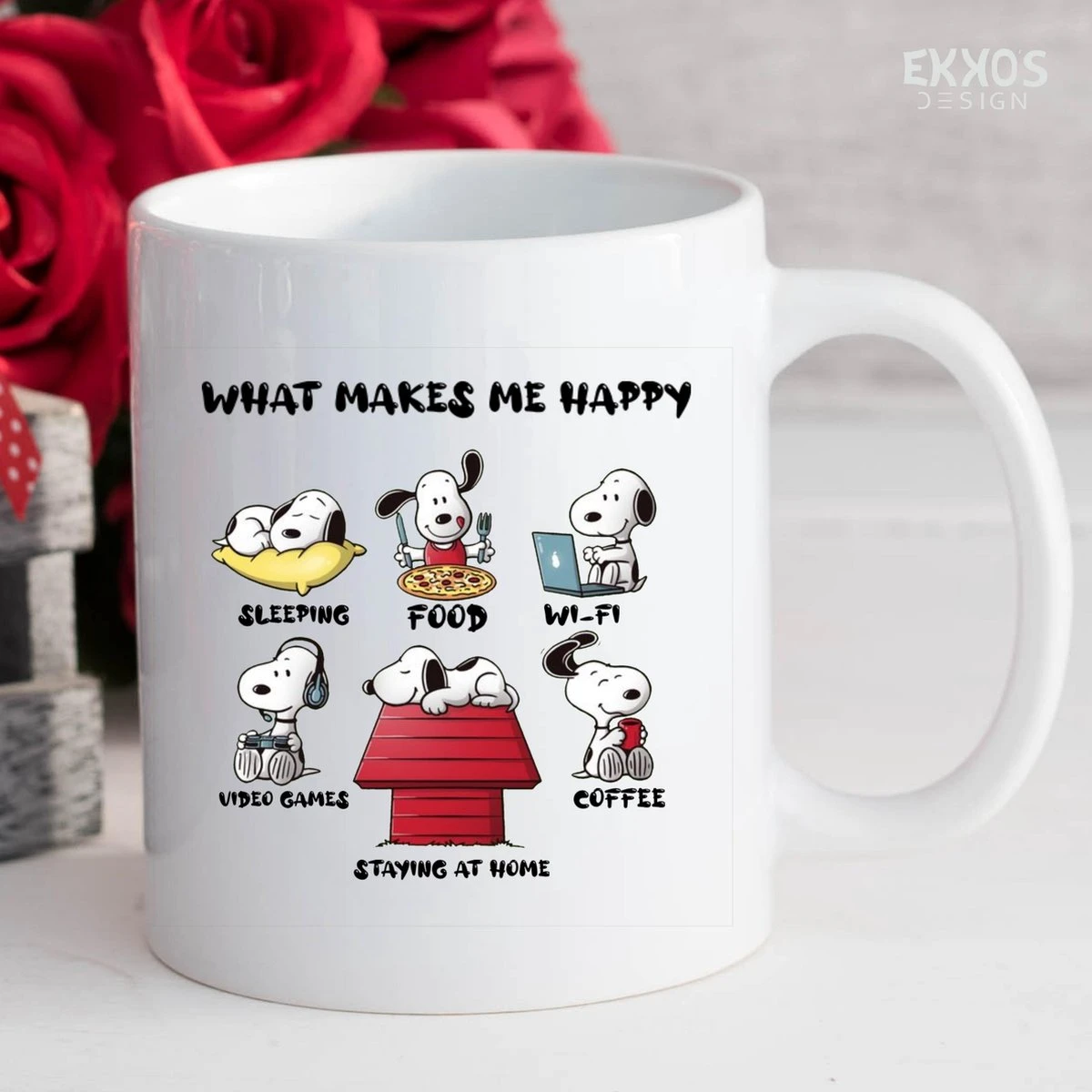 What Makes Snoopy Mok - Peanuts - Grappige Cadeautjes - Valentijn Cadeautje Voor Hem - Valentijn Cadeautje Voor Haar - Moederdag Cadeau - Valentijdag Cadeau - Cadeau Voor Vrouw - Mokken En Bekers - Cadeau Voor Moeder - Mama Cadeau - Koffiemok 6 What Makes Snoopy Mok - Peanuts - Grappige Cadeautjes - Valentijn Cadeautje Voor Hem - Valentijn Cadeautje Voor Haar - Moederdag Cadeau - Valentijdag Cadeau - Cadeau Voor Vrouw - Mokken En Bekers - Cadeau Voor Moeder - Mama Cadeau - Koffiemok - Afbeelding 4