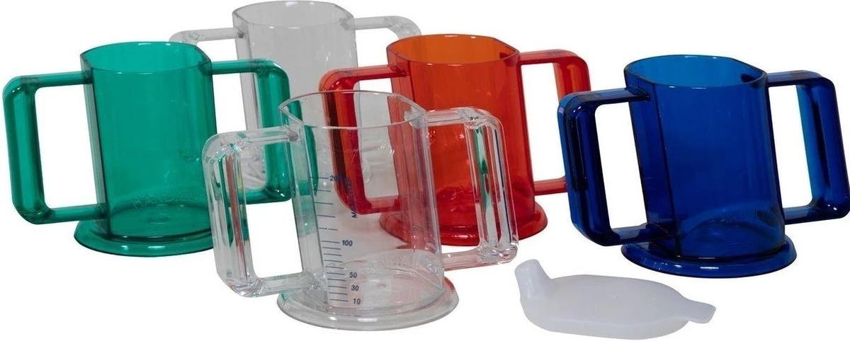 HandyCup Met Deksel - Transparant Met Maatvoering 6 HandyCup Met Deksel - Transparant Met Maatvoering - Afbeelding 4