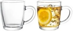 Pasabahce 55531 - Drinkglazen, Theeglas Met Handvat "Basic", Set Van 6 -Beste Bestek Winkel 1200x510
