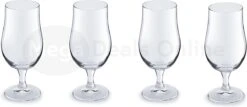 Merkloos Bierglas - 37cl - Set 4 Stuks -Beste Bestek Winkel 1200x518 1