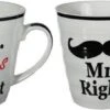 Mr Right En Mrs Always Right Beker Set Voor Hem En Haar - Cadeau Set/gift Set - Huwelijk/Bruiloft/Valentijnsdag -Beste Bestek Winkel 1200x549